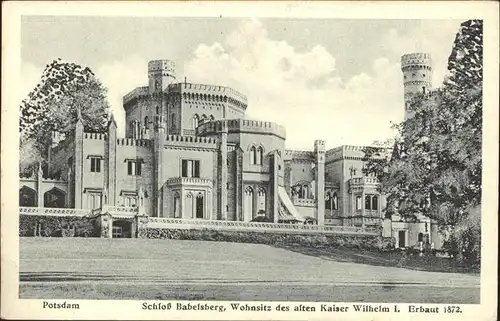 Potsdam Schloss Babelsberg / Potsdam /Potsdam Stadtkreis