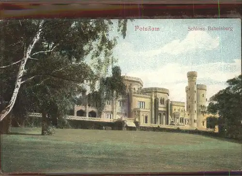 Potsdam Schloss Babelsberg / Potsdam /Potsdam Stadtkreis