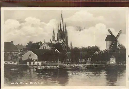 Werder Havel Muehlenblick Kat. Werder