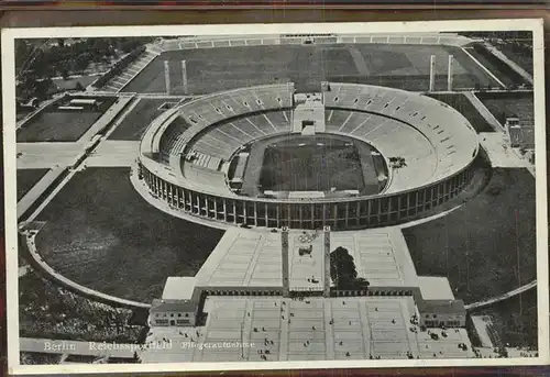 Berlin Luftaufnahme vom Reichssportfeld Kat. Berlin