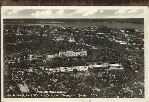 Werder Havel Luftaufnahme Kat. Werder