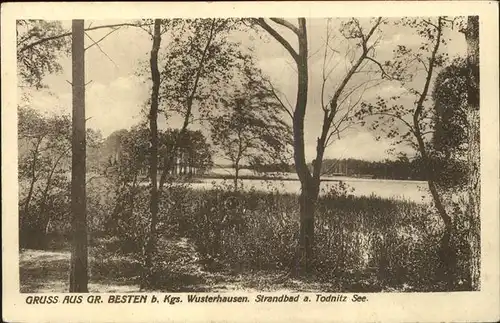 Koenigs Wusterhausen Strandbad am Todnitz See Kat. Koenigs Wusterhausen