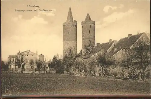 Jueterbog Festungstuerme Stadtmauer Kat. Jueterbog