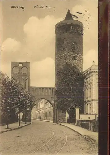 Jueterbog Zinnaer Tor Turm Feldpost Kat. Jueterbog