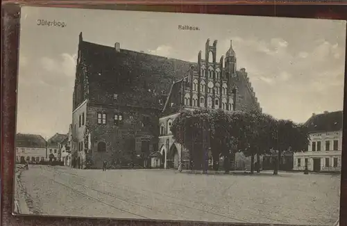 Jueterbog Rathaus Giebel Marktplatz Kat. Jueterbog