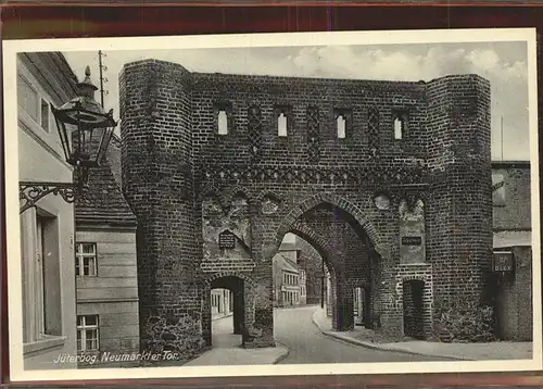 Jueterbog Neumarkt Tor Kat. Jueterbog
