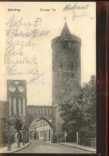 Jueterbog Zinnaer Tor Turm Kat. Jueterbog