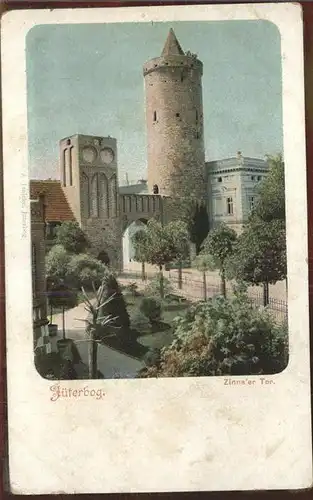 Jueterbog Zinnaer Tor Turm Kat. Jueterbog