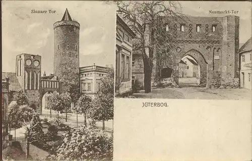 Jueterbog Zinnaer Tor Turm Neumarkttor Kat. Jueterbog