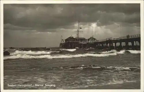 Heringsdorf Ostseebad Usedom Seebruecke Kat. Heringsdorf