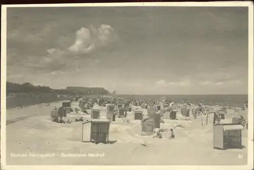 Heringsdorf Ostseebad Usedom Badestrand Neuhof Kat. Heringsdorf