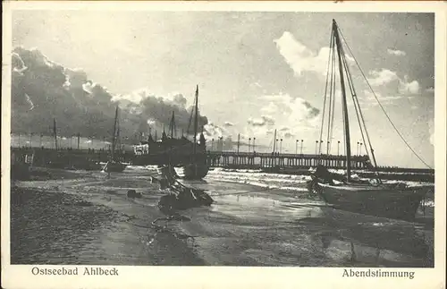 Ahlbeck Ostseebad Insel Usedom Seebruecke Kat. Heringsdorf Insel Usedom