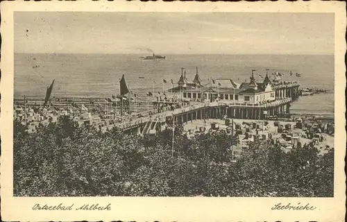 Ahlbeck Ostseebad Insel Usedom Seebruecke Kat. Heringsdorf Insel Usedom