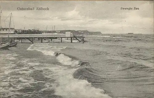 Ahlbeck Ostseebad Insel Usedom Seebruecke Kat. Heringsdorf Insel Usedom