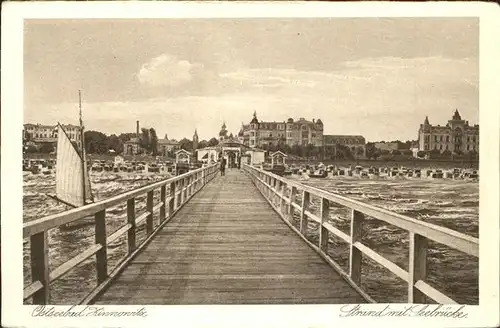 Zinnowitz Ostseebad Usedom Seebruecke Kat. Zinnowitz