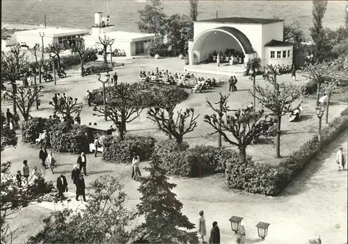 Zinnowitz Ostseebad Usedom Strandpromenade mit Konzertplatz Kat. Zinnowitz