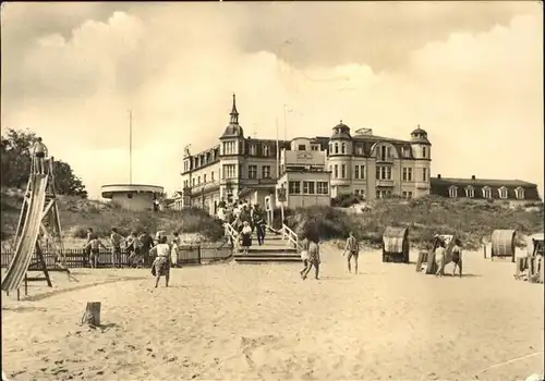 Zinnowitz Ostseebad Usedom Strandleben Kat. Zinnowitz