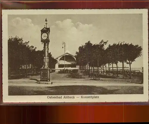 Ahlbeck Ostseebad Insel Usedom Konzertplatz Kat. Heringsdorf Insel Usedom