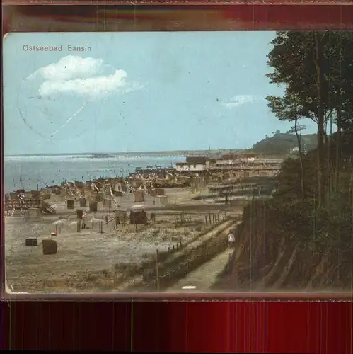 Bansin Ostseebad Strand Kat. Heringsdorf