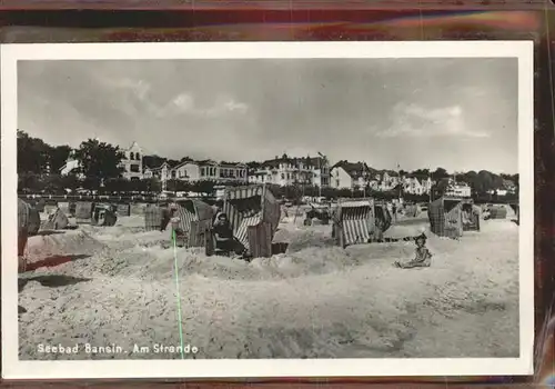 Bansin Ostseebad Strandleben Kat. Heringsdorf