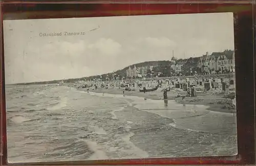 Zinnowitz Ostseebad Usedom Strandleben Kat. Zinnowitz