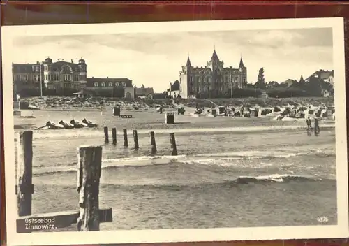 Zinnowitz Ostseebad Usedom Strand Kat. Zinnowitz