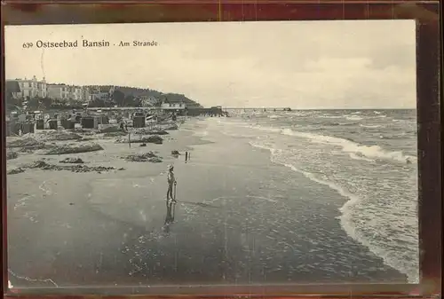 Bansin Ostseebad Strand Kat. Heringsdorf