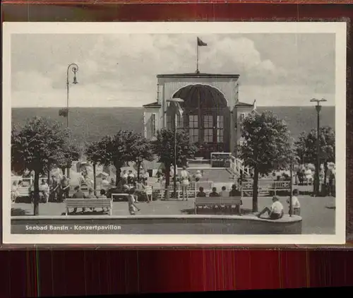 Bansin Ostseebad Konzertpavillon Kat. Heringsdorf