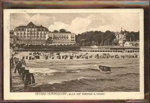 Heringsdorf Ostseebad Usedom Kurhaus u.Casino Kat. Heringsdorf