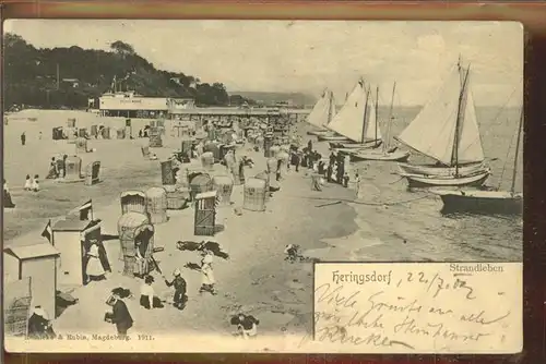 Heringsdorf Ostseebad Usedom Strandleben Kat. Heringsdorf