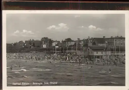 Bansin Ostseebad Strand mit div.Villen Kat. Heringsdorf