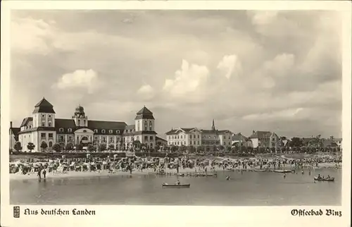 Binz Ruegen Ostseebad Kurhaus Bruecke Kat. Binz