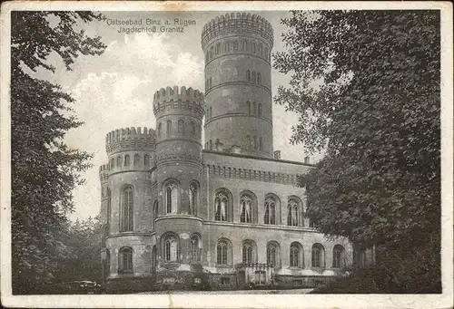 Binz Ruegen Jagdschloss Granitz Kat. Binz