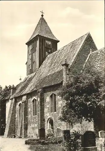 Middelhagen Ruegen Dorfkirche Ruegen Backsteinbau Kat. Middelhagen Ruegen