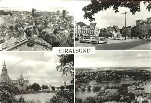 Stralsund Mecklenburg Vorpommern Frankenteich Neuer Markt Kat. Stralsund