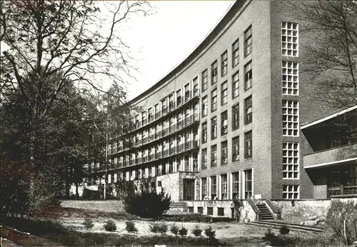 Stralsund Mecklenburg Vorpommern Bezirkskrankenhaus Gartenseite Kat. Stralsund