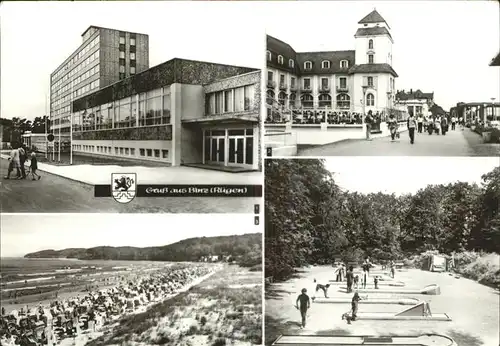 Binz Ruegen FDGB Ferienheim Arkona Strandpromenade Kurhaus Kat. Binz