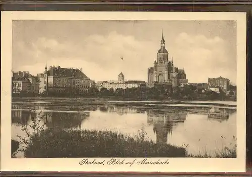 Stralsund Mecklenburg Vorpommern Marienkirche Kat. Stralsund