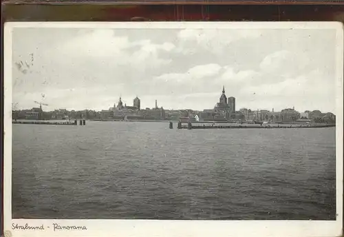 Stralsund Mecklenburg Vorpommern Panorama Kat. Stralsund