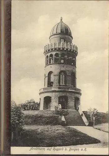 Bergen Ruegen Rugard Arndtturm Kat. Bergen