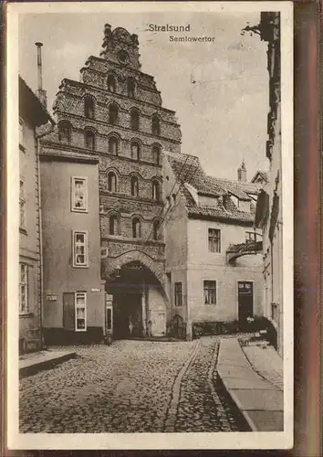 Stralsund Mecklenburg Vorpommern Semlowertor Kat. Stralsund