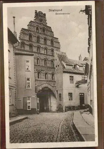 Stralsund Mecklenburg Vorpommern Semlowertor Kat. Stralsund