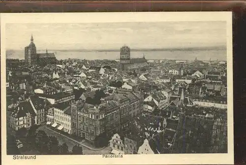 Stralsund Mecklenburg Vorpommern Panorama Kat. Stralsund