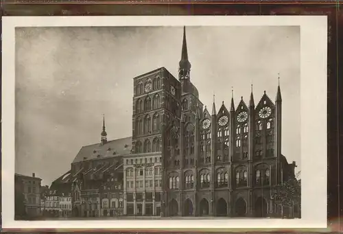 Stralsund Mecklenburg Vorpommern Rathaus Kat. Stralsund