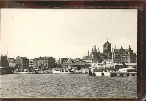 Stralsund Mecklenburg Vorpommern Hafen Kat. Stralsund