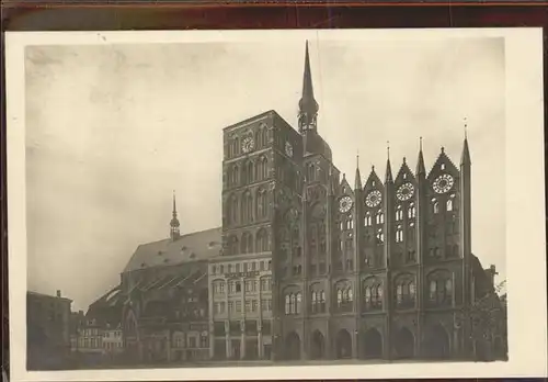 Stralsund Mecklenburg Vorpommern Rathaus Kat. Stralsund