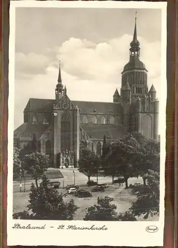 Stralsund Mecklenburg Vorpommern Marienkirche Kat. Stralsund