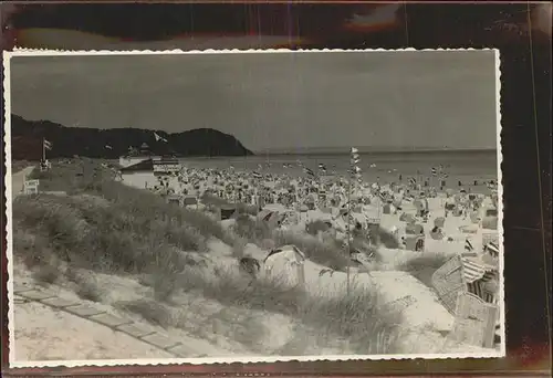 Baabe Ostseebad Ruegen Strand Kat. Baabe