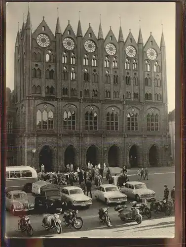 Stralsund Mecklenburg Vorpommern Rathaus Kat. Stralsund