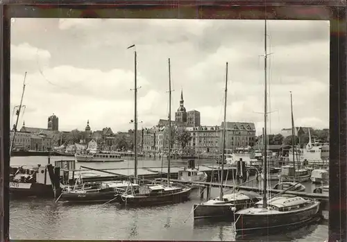 Stralsund Mecklenburg Vorpommern Hafen Kat. Stralsund